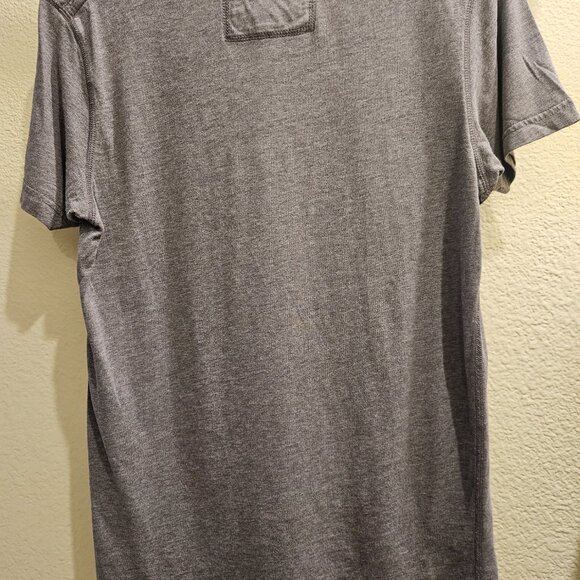 VINTAGE Y2K Men's Abercrombie & Fitch Muscle Fit Distressed Gray T-shirt - Picture 3 of 3
